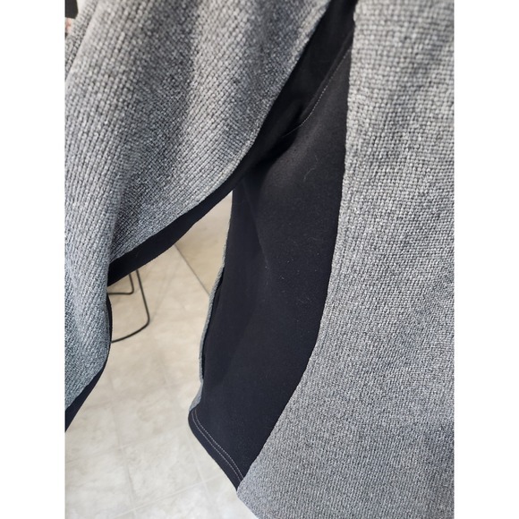 Spyder Full Zip Jacket‎ Gray & Black Sweater Knit Mock Neck Outdoor Activewear - Picture 5 of 12